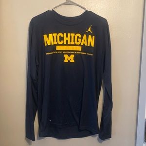 NEW MICHIGAN DRY FIT LONG SLEEVE